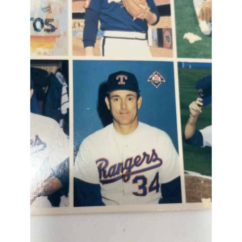 Nolan Ryan 1993 Mothers‎ Cookies Uncut Sheet Of 10 Cards